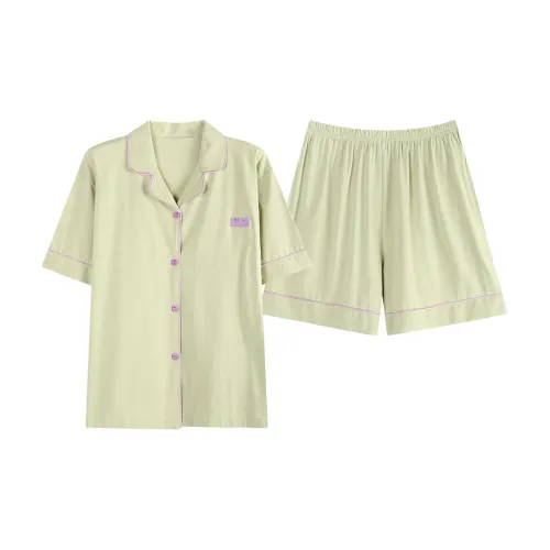 Ordifen Зеленый Женский Пижамный Комплект