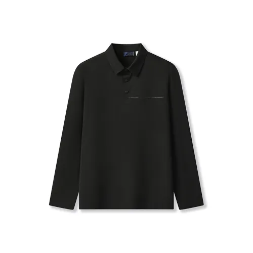 FILA Глубокий Черный Мужская Поло