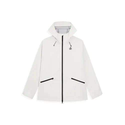 XTEP Водонепроницаемый Ветрозащитный Дышащий And Дождезащитный Ветровка Унисекс Хлопок Белый