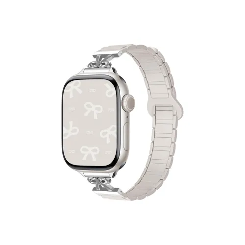 MILANQIAN M Q Ремешок Apple Совместимость Силиконовый Материал 38 46 мм