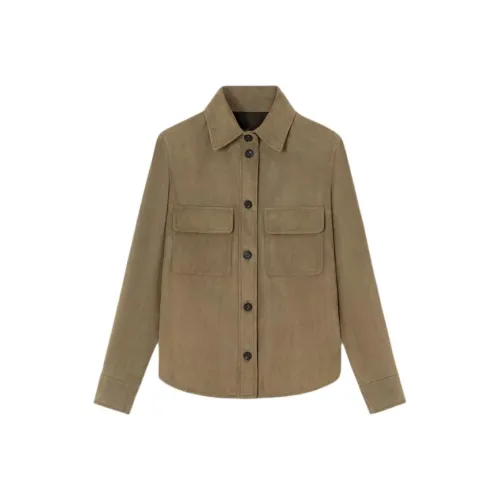 Loro Piana FW25 Кожа Куртка Женская