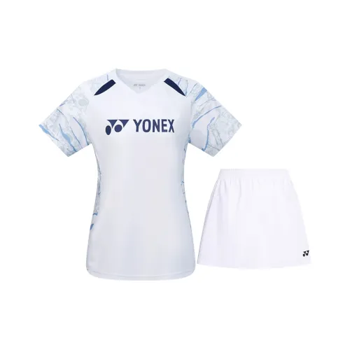 YONEX Белый Женский Бадминтонный Джерси