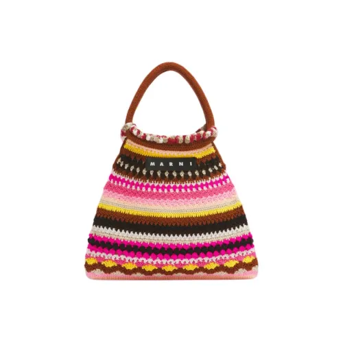 MARNI Шерсть Тоут Сумка Сумка для покупок Сумка Женская Многоцветная
