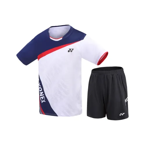 YONEX 110412 Деним Темно-синий + 120061 Черный Мужские Бадминтонные Джерси