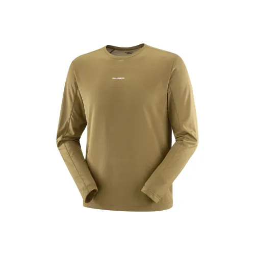 Salomon Collaboration Оливково-зеленая Мужская T-рубашка