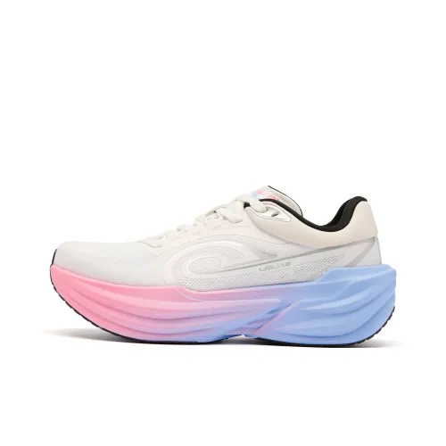 QIAODAN Thunderbolt Беговые кроссовки Низкий Топ Jordan Белый/Соляной Кристалл Синий Женские