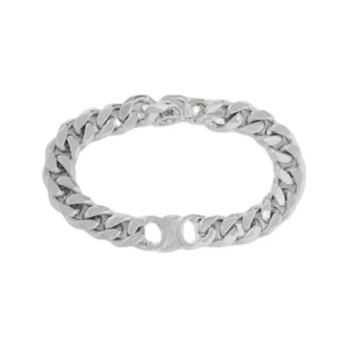 CELINE Браслеты из латани Мужской Серебряный