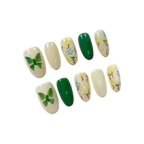 PURUITI Quiet Luxury Collection Миндально-зеленый Белый Jump Цвет Блестки