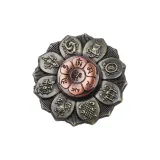 Глаз Будды Лотос Вращающиеся Волчки [Красный Медный]