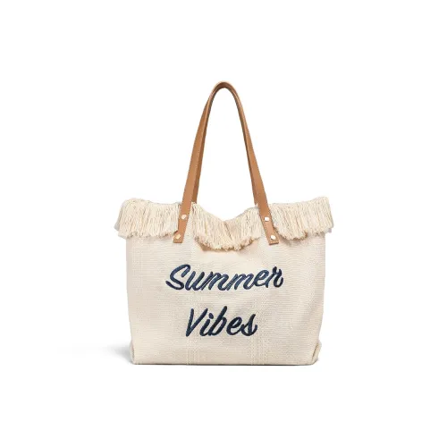 Crtnzo Kroez Ткань Тоут Сумка Сумка через плечо Стандартная Женская Экрю