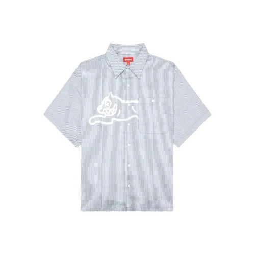 Мороженое Синий Унисекс Рубашки