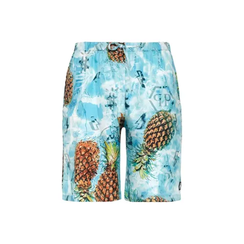 PHILIPP PLEIN Light Blue Men's Casual Shorts  
PHILIPP PLEIN Светло-голубые мужские повседневные шорты