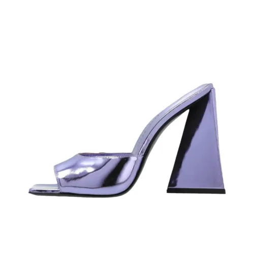 The Attico Слипоны 13 см Женские Фиолетовые