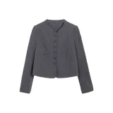 Серый деловой костюм