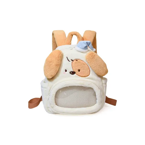 SAPANA STUDIO Плюшевый Рюкзак Стандартный Женские Желтый