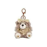 Свитер, цвет печенья, медведь, подвеска, хаки