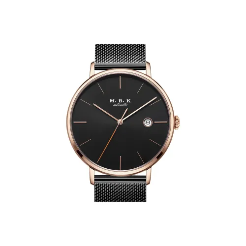 MBK Автоматический Механический Механизм Мужские Часы 42 мм Черный