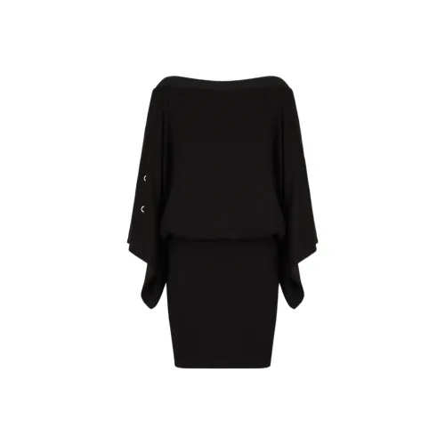 ARMANI EXCHANGE Черные Женские Длинные Платья с Длинными Рукавами