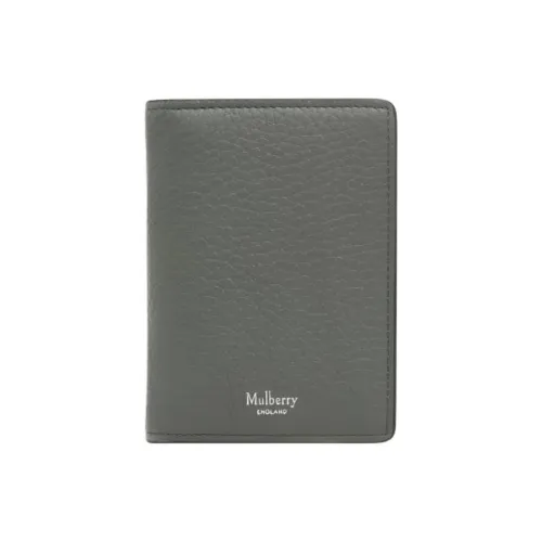 Mulberry Кожа Картхолдер Стандартный Мужской Серый