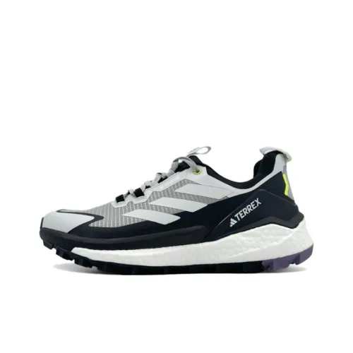 adidas Terrex FREE HIKER Амортизаторы Шок Устойчивость к истиранию Низкий Топ Походная обувь Мужская Черный Серый