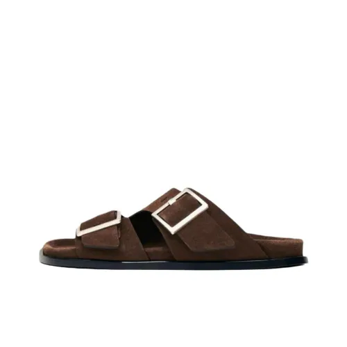 ALOHAS Слипоны Женские Коричневый
