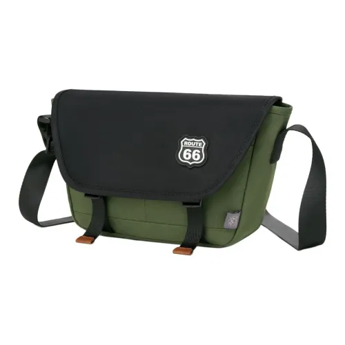 66ROUTE 66 Oxford Рюкзак Сумка через плечо Унисекс Армейский зеленый