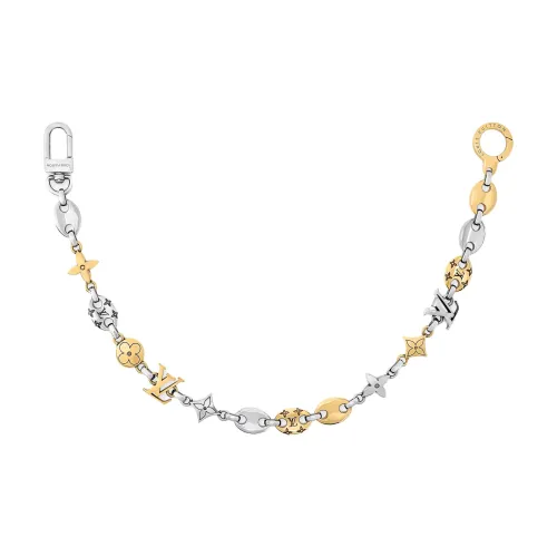 LOUIS VUITTON SAILOR Металл Сумка Ремень Мужской Золотой Серебряный