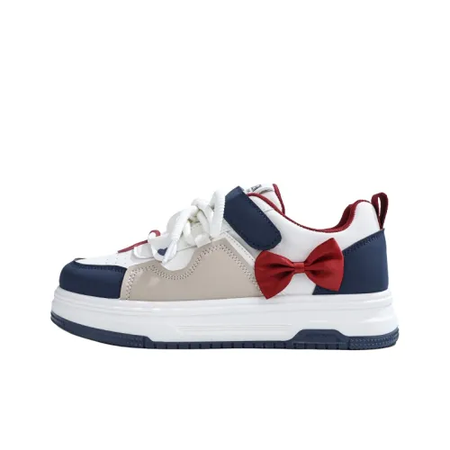 RENBEN Юбка Резистентная Легкая And Дышащая Низкие Кроссовки для скейтбординга Женские Белые Красные Синие