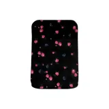 Чёрная подошва, розовые цветы