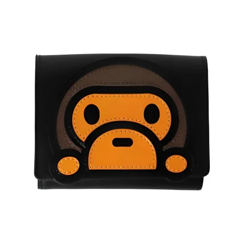 A BATHING APE Кошельки Black Unisex