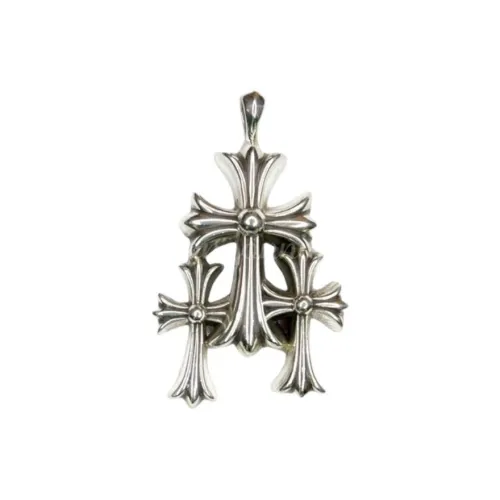 Chrome Hearts Шармы Подвески Мужской Серебряный