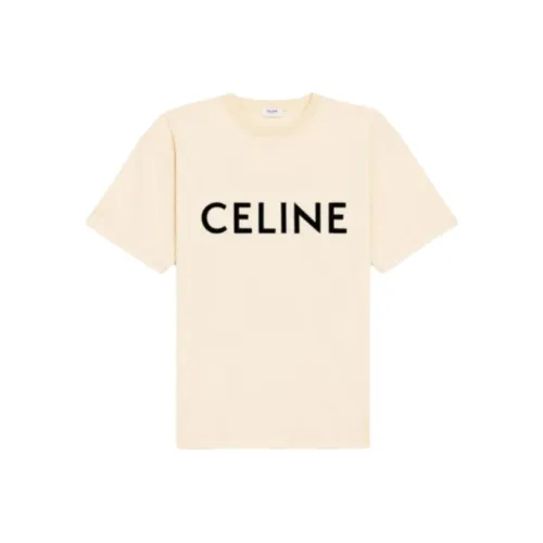 CELINE Желтые Мужские T-рубашки