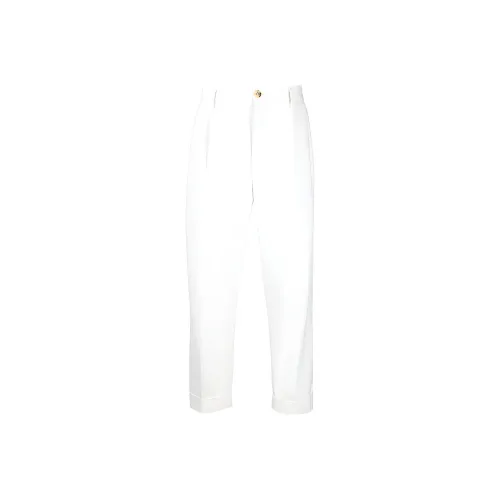 BRUNELLO CUCINELLI Белый Мужской Повседневный Брюки