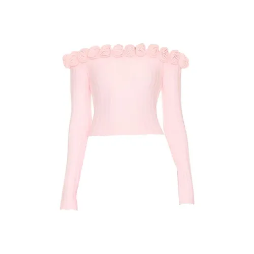 Leather Cat Розовый Женские Трикотаж