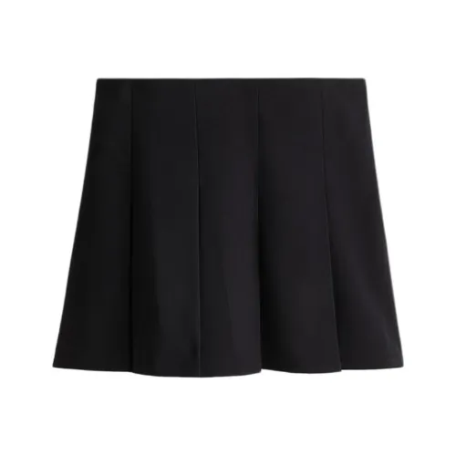 H&M Черные Женские Джинсовые Юбки-Куртки