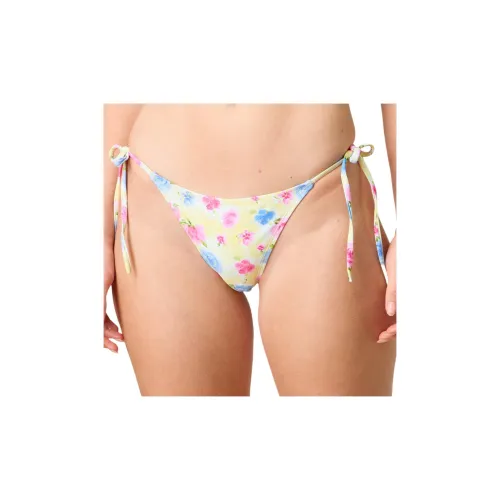 GLASSONS С принтом галстук боковая сторона полное покрытие бикини низ бикини женский