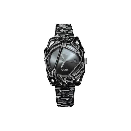 Oulm Кварцевый механизм механизм из сплава ремешок унисекс черный циферблат
