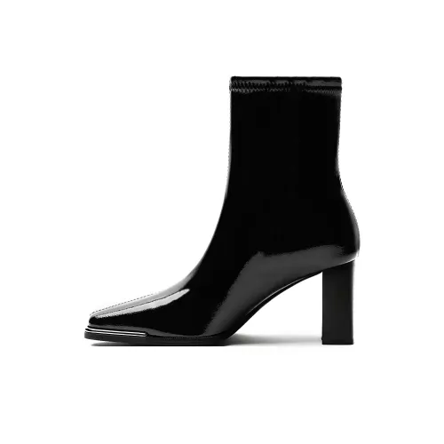 Medd Ботильоны Черный ПУ (полиуретан) Женские