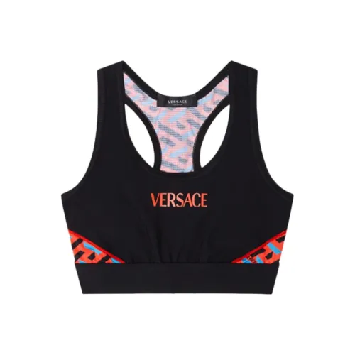 VERSACE Черное Женское Спортивное Нижнее Белье