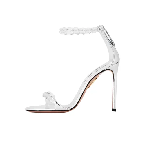 AQUAZZURA One Ремень Сандалии Серебряный Женские