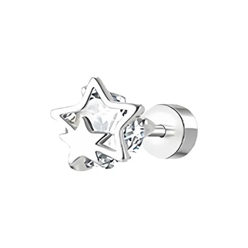 EAR PARTNER Титановые стальные серьги-гвоздики унисекс