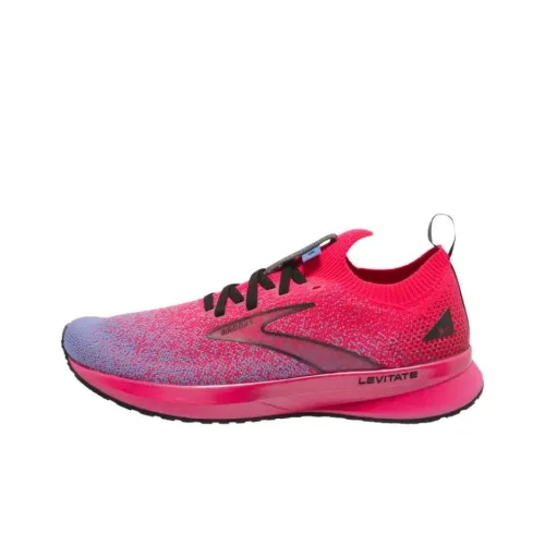 Brooks Levitate StealthFit 5 Беговые кроссовки Женские Розовый