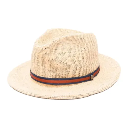 Borsalino Рафия Шапки и Кепки Женские Желтые