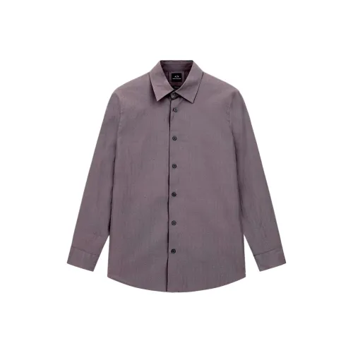 ARMANI EXCHANGE Серые Мужские Рубашки