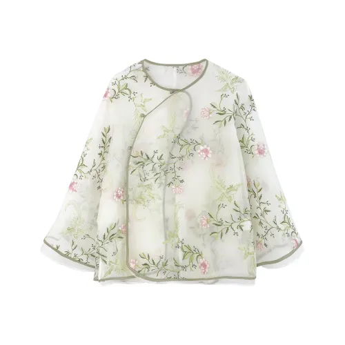 JK&JS Moon Белые Женские Рубашки