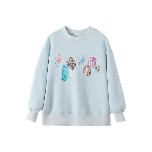 YUANYUAN GIRL Saltwater Синий Детские Свитшоты