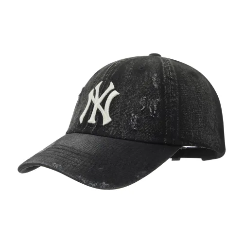 Mlb Base Logo New York Yankees Хлопковые Кепки Унисекс Черный