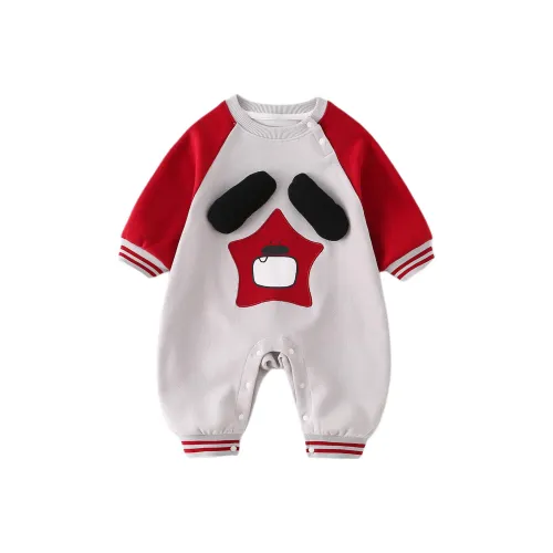 XiaoJinBu Красный Детский Комбинезоны / Ползунки