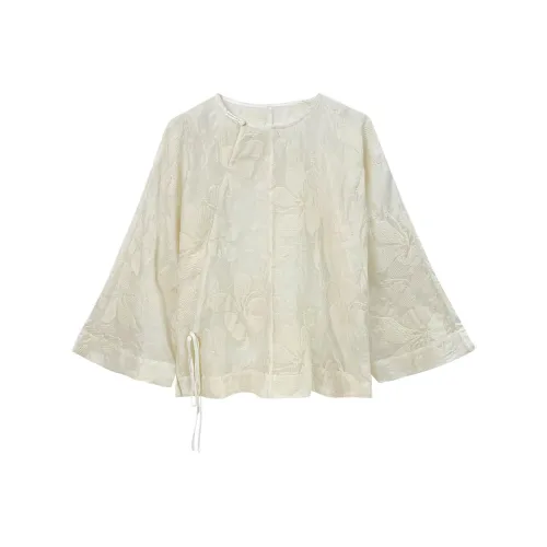 JK&JS Миндально-желтые женские рубашки