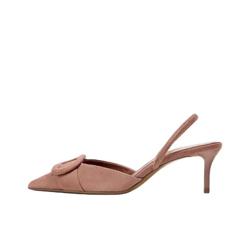 ZARA Высокие каблуки Розовый Красный Женский